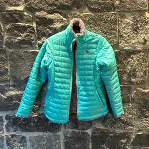 Child’s extra large reversible, Northface coat in like new condition